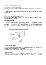 Preview for 5 page of Amantii 40-TRV-XL-XT Installation & Owner'S Manual