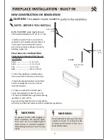 Preview for 7 page of Amantii BI-50-FI-FLUSHMT-BLKGLS Installation And Operation Instructions Manual