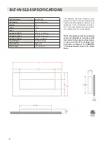 Preview for 8 page of Amantii Blt-in-38 Installation And Operating Instructions Manual