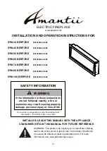 Amantii BS1900034-1/EU4 Installation And Operation Instructions Manual preview