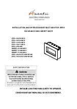 Amantii INSERT-26-3825-BG Assembly, Installation And Operation Instructions preview