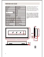 Preview for 8 page of Amantii WM-BI-106-11524 Installation And Operating Instructions Manual