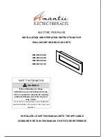 Preview for 1 page of Amantii WM-BI-26-3623 Installation And Operation Instructions For