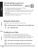 Preview for 12 page of AMAZON COMMERCIAL Entry B07RQWVPDT Manual