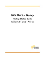 Amazon AWS SDK Getting Started Manual preview