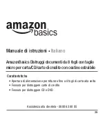 Preview for 39 page of Amazon basics B000S6I9BI Instruction Manual