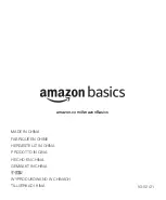 Preview for 21 page of AmazonBasics B076VSDJ2R Quick Start Manual