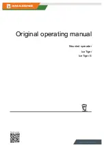 Amazone IceTiger Original Operating Manual preview