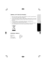 Preview for 25 page of AMBASSADOR PROFILINE A-1004 Manual