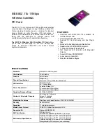 AmbiCom WL11-PC02 Specifications preview