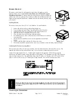 Preview for 3 page of Ambient TOUCH LIGHT Nstallation And Operating Instructions