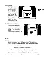 Preview for 9 page of Ambient TOUCH LIGHT Nstallation And Operating Instructions