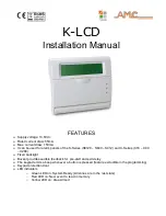 Preview for 3 page of AMC K-LCD Installation Manual