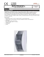 AMC soutdoor L Installation Instructions Manual preview