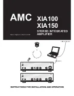 AMC XIA100 Instructions For Installation And Operation Manual preview