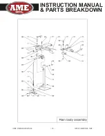 Preview for 10 page of AME 73080 Instruction Manual & Parts Breakdown