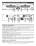 Preview for 11 page of American Audio DCD-PRO240 Operating Instructions Manual