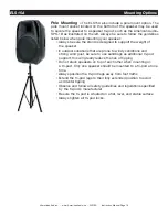 Preview for 10 page of American Audio ELS15A User Manual