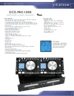 Preview for 5 page of American Audio PDP-850 User Manual