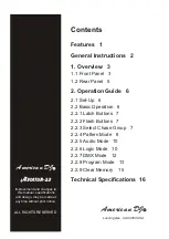 Preview for 2 page of American DJ Aviator-32 User Manual