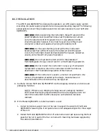 Preview for 2 page of American Magnetics 4Q05100PS Installation, Operation And Maintenance Manual