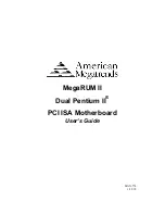 American Megatrends MegaRUM II User Manual preview