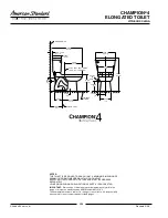 Preview for 2 page of American Standard Champion 2018.214 Specification Sheet