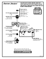 Preview for 1 page of American Standard Colony M950143-0070A Parts Breakdown