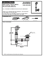 Preview for 5 page of American Standard DEEP SOAK 1640.305 Series Installation And Operation Manual