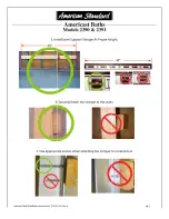 Preview for 7 page of American Standard Stratford Whirlpool/Bathing Pool 2470.XXXW Installation Instructions Manual