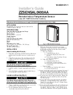 American Standard ZZSENSAL0400AA Installer'S Manual preview