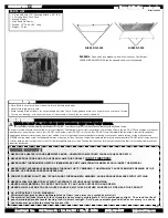 Preview for 4 page of Ameristep BONE COLLECTOR BLIND 3297 Instruction And Safety Manual