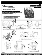 Ameristep Low-Pro 2402 Instruction And Safety Manual preview