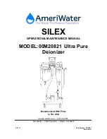 AmeriWater SILEX 00M20821 Operation & Maintenance Manual preview