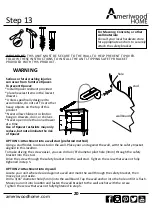 Preview for 20 page of Ameriwood HOME 5728872COM Instruction Booklet