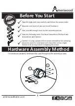 Preview for 3 page of Ameriwood AX1 9294096COM Assembly Manual