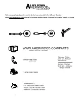 Preview for 2 page of Ameriwood Essential Home Grayson 6 Drawer Dresser Owner'S Manual