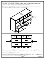 Preview for 23 page of Ameriwood Essential Home Grayson 6 Drawer Dresser Owner'S Manual