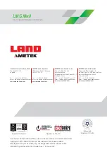 Preview for 96 page of Ametek Land LMG MkII User Manual