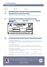 Preview for 50 page of AMF-BRUNS HUBMATIK K90 Operating Instructions Manual