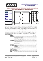 AMG Systems AMG2783A-1-DR-CWDMnm-SF Instruction Manual preview