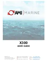 Preview for 1 page of AMI Marine X300 User Manual