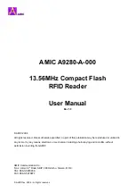 AMIC A9280-A-000 User Manual preview