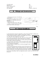 Preview for 4 page of Amica OSC 5458 I Operating And Maintenance Manual