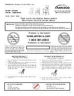 Amisco 35192 Manual preview