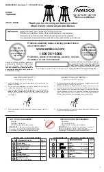 Preview for 1 page of Amisco 41565 Assembly Instructions