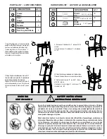 Preview for 2 page of Amisco Payton Modern Upholstered Stool with Back 40103 Manual