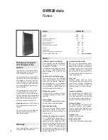 Preview for 4 page of AMK OWR 20 Planning, Installation And Commissioning