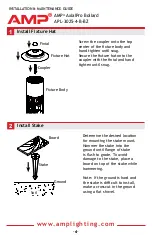 Preview for 4 page of AMP Lighting AxialPro APL-3025-4-B-BZ Installation & Maintenance Manual