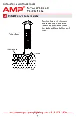 Preview for 5 page of AMP Lighting AxialPro APL-3025-4-B-BZ Installation & Maintenance Manual